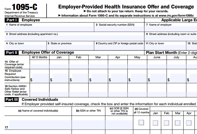 TY2020 Draft Forms 1095-C and 1094-C Released Along with New Form 1095-C Codes