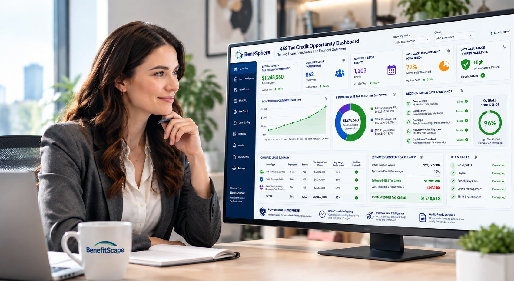 Avatar At DESK Dashboard PFML